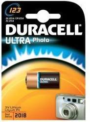 Produktbild Duracell Ultra Foto (1 Stk., CR123A / CR123 / 123 / CR17345, 1400 mAh)