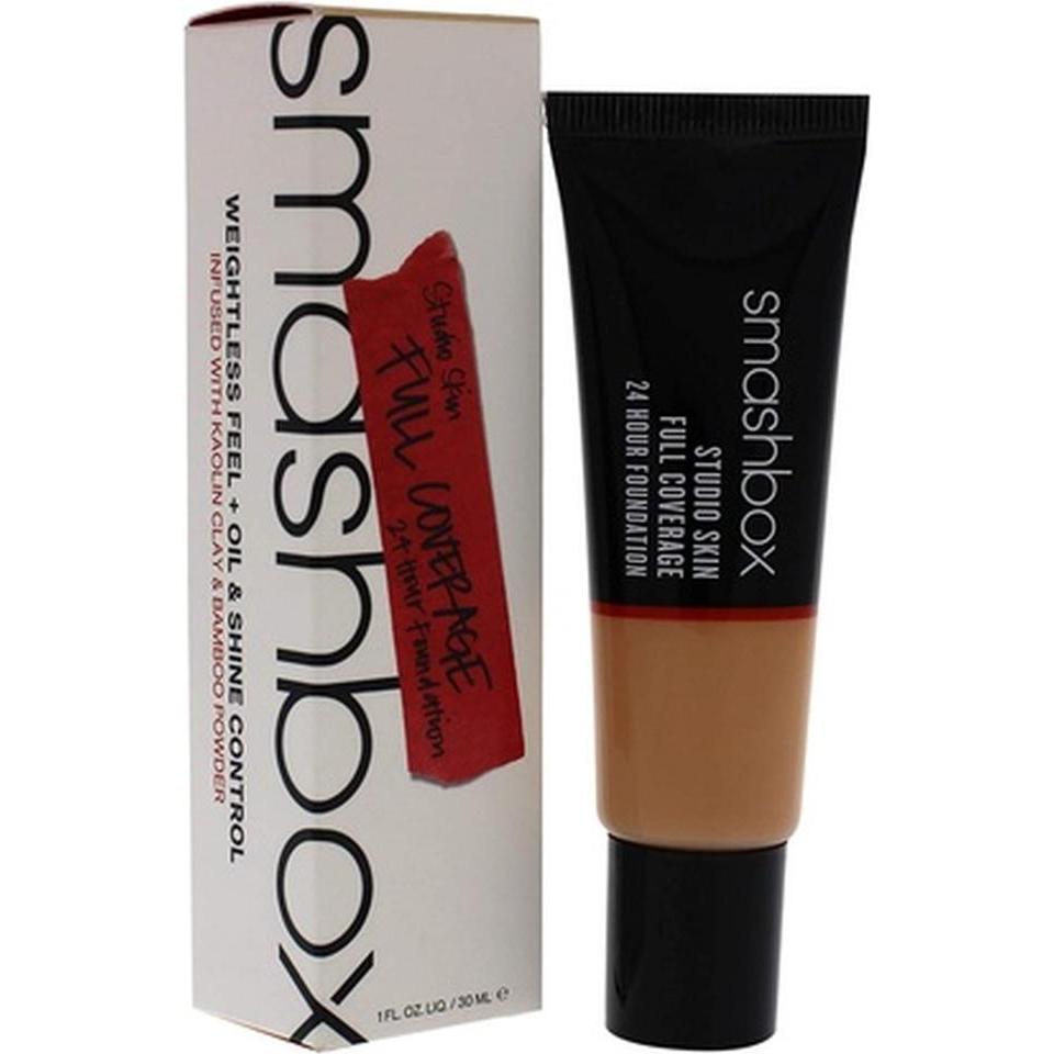 Smashbox Beige Foundation, Studio S Full Cover 24H Fond De Teint No 2.3 (2.3 Light-Medium Warm)