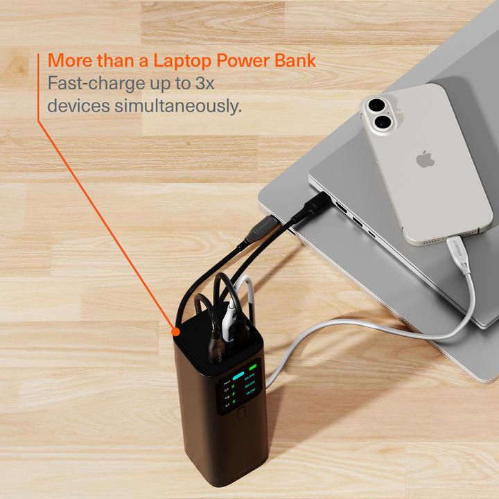 Produktbild Cygnett HighPWR 27K Laptop Powerbank Black (with Case) (148 W, 74 Wh)