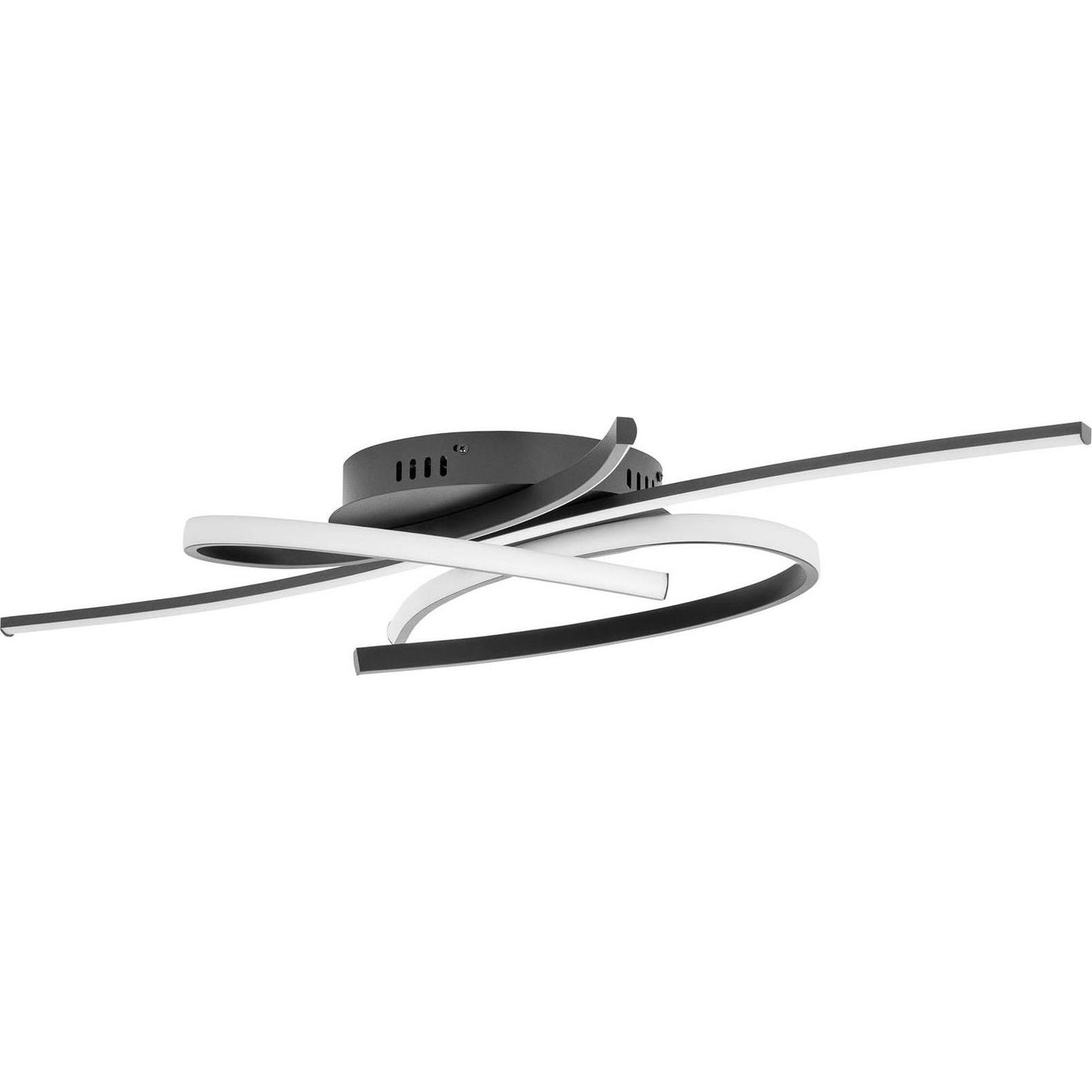Thumbnail - Uniprodo, Wandleuchte + Deckenleuchte, Deckenleuchte 3 Linien Deckenlampe Wohnzimmer Schlafzimmer Fernbedienung LED 35 W