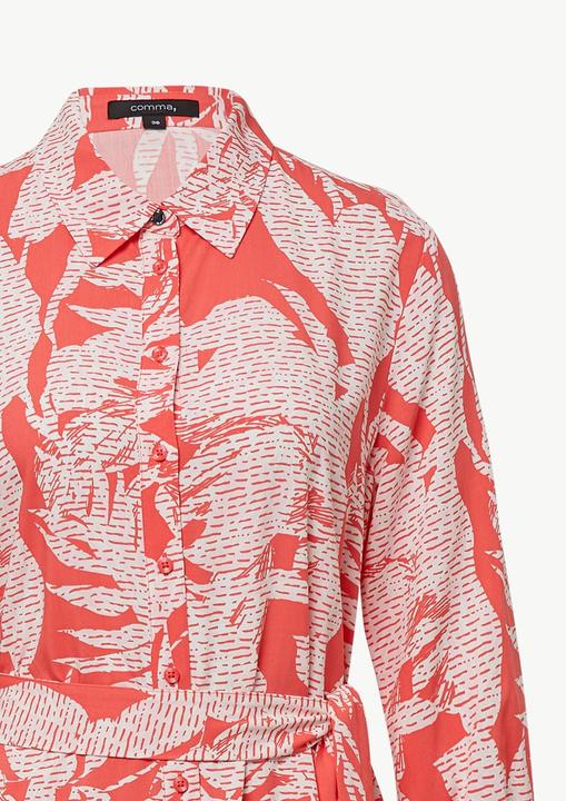 Immagine prodotto Comma Kleid Midikleid aus Viskose mit All-over-Print und 3/4-Ärmeln (48)