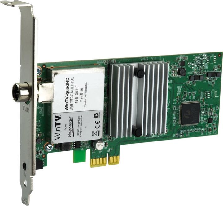 Hauppauge WinTV QuadHD (PCI-E x1, DVB-C, DVB-T, DVB-T2)