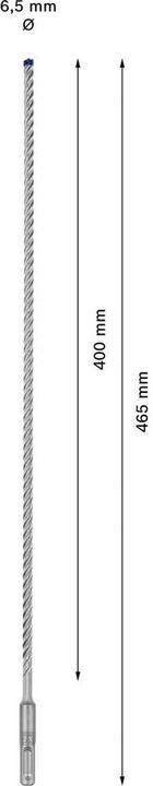 Immagine prodotto Bosch Professional Zubehör Trapano a percussione Expert SDS plus-7X, 6,5 x 400 x 465 mm (6,5 mm)