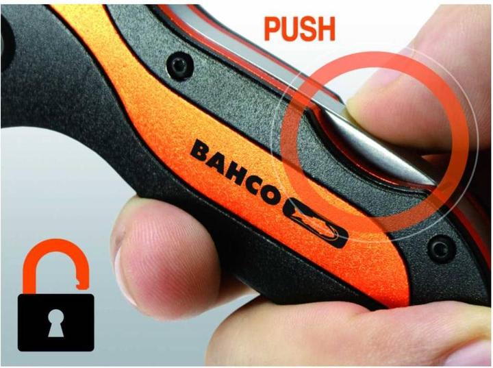 Produktbild Bahco Klappbares Universal-Sportmesser mit Doppelklinge, 160 mm (Cutter)