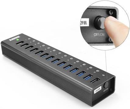 Produktbild Anker USB 3.0 Aluminium Hub (USB-A, 13 Ports)