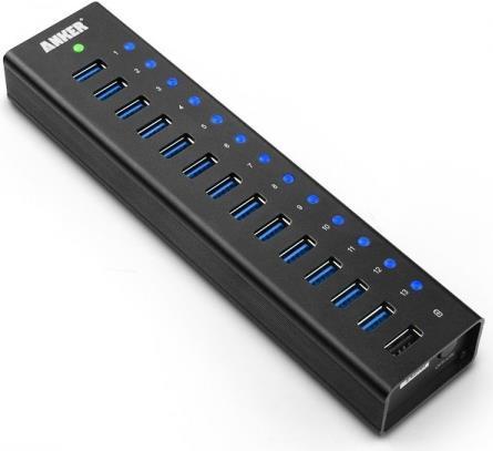 Produktbild Anker USB 3.0 Aluminium Hub (USB-A, 13 Ports)