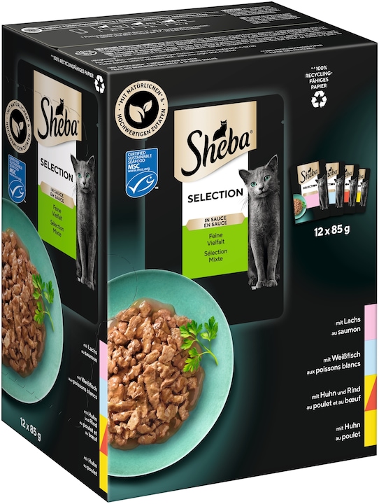 Produktbild Sheba Feine Vielfalt (Adult, 12 Stk., 1020 g)