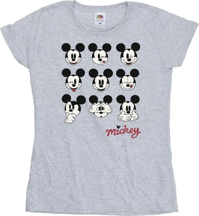 Immagine prodotto Disney Mickey Mouse Many Faces Maglietta Donna (L)
