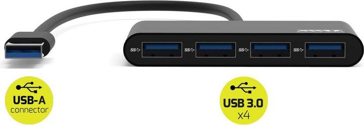 Produktbild Port Designs USB 3.0 Hub (USB-A, 4 Ports)