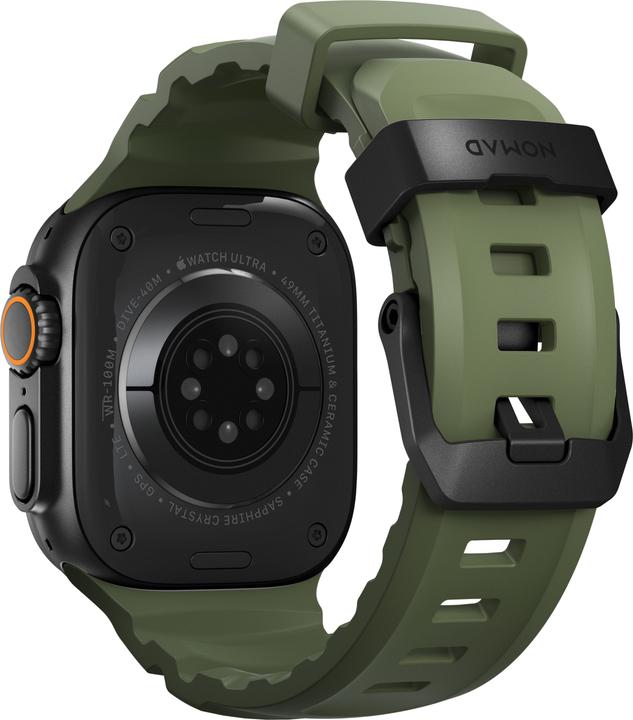 Produktbild Nomad Rocky Point Band 42/44/45mm Forest (24 mm, Kunststoff, Leather, Titanium)