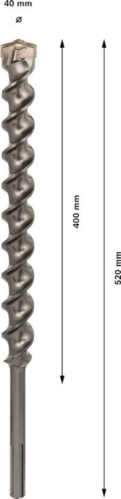 Produktbild Bosch Professional Zubehör Hammerbohrer SDS max-7, 40 x 400 x 520 mm (40 mm)