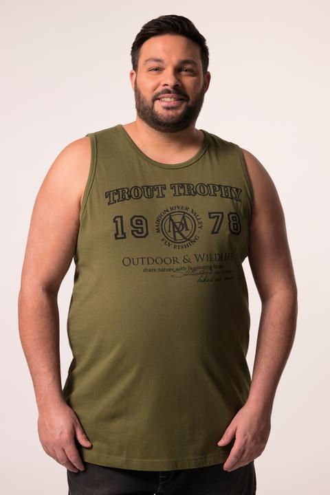 Image du produit Men+ Débardeur, col rond et imprimé - jusqu'au 8 XL (4XL)