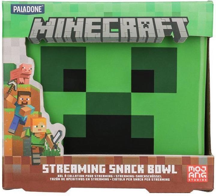 Actual product image Paladone Products Minecraft Creeper Streaming Snack Bowl