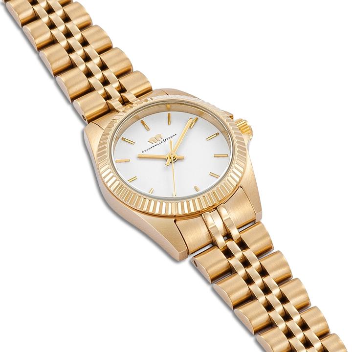 Immagine prodotto Orologio al quarzo da donna Cassina in acciaio inox oro giallo - 26545 (Orologio da polso analogico, 27.50 mm)