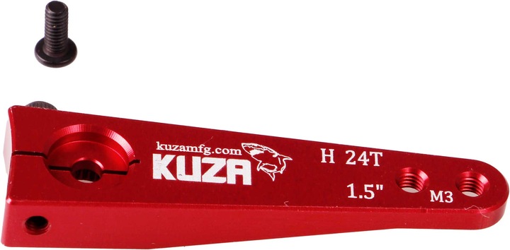 Produktbild Kuza servohebel 1-arm hitec 24t 38/32mm 1.5" m3 heavy duty v2 aluminium