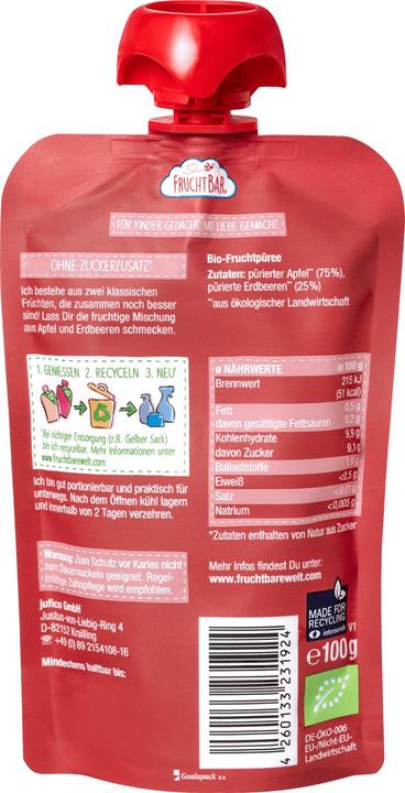 Produktbild Fruchtbar Quetschbeutel (800 g)