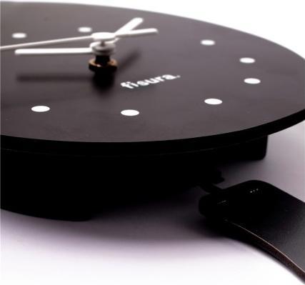 Actual product image Fisura CAT CLOCK - black