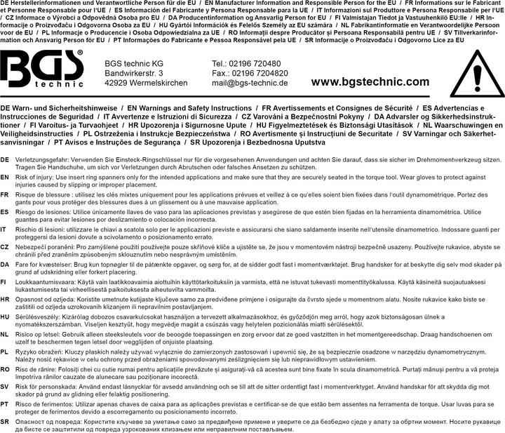 Produktbild BGS Einsteck-Ringschlüssel 18 mm Aufnahme 14 x 18 mm