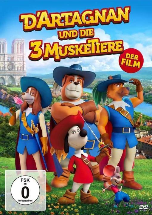 Actual product image Plaion D'Artagnan and the Three Musketeers (DVD) (Sale) (DVD, 2021, German, English)