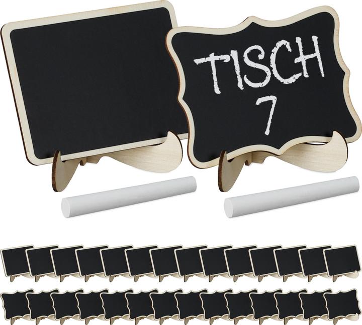Actual product image Relaxdays 30x buffet sign (10 x 5 x 8 cm)