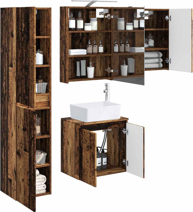 Produktbild vidaXL Badezimmerschrank-Set