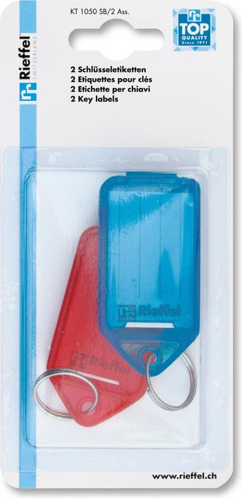 Actual product image Rieffel Large key labels KT 1050 SB/2 ASS.