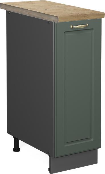 Anthrazit, Grün, Grün-Gold Landhaus