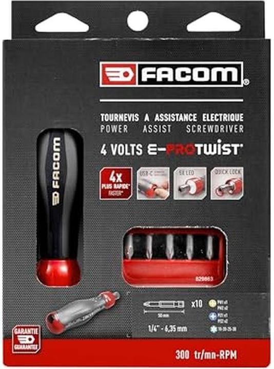 Actual product image Facom Set of 4V coulter cutters with 12 T