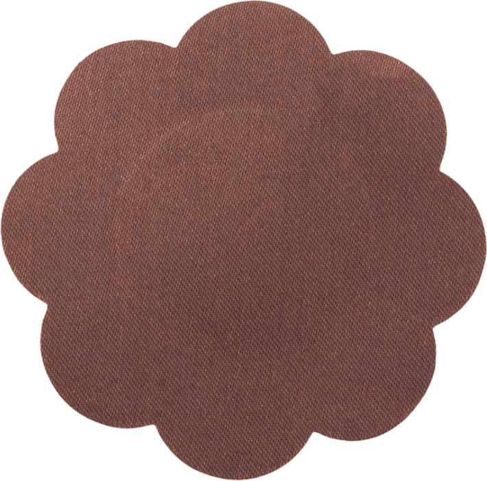 Produktbild Bye Bra Satin Nipple Covers 3 Pack - Dark Brown XL (3er Pack, XL)