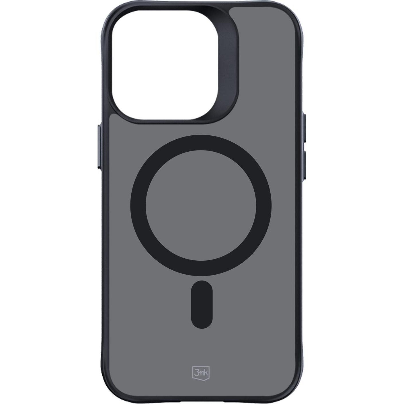 3MK MagCase Smoke iPhone 15 Pro 6.1" (Apple iPhone 15 Pro), Cover smartphone, Grigio