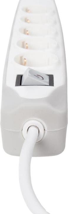 Image du produit Perel Barrette de 5 prises STECK avec interrupteur - 2 ports USB - CABLE : 1.5 m - GRIS/BLANC? - SCHUKO (5x, CEE 7/3, 1 m)