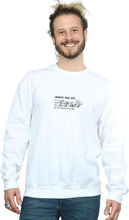 Actual product image Disney Mens Mickey Mouse Character Model Dept. Sweatshirt (S)