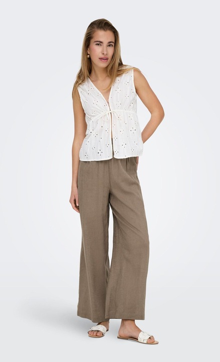 Produktbild Only ONLTOKYO Hohe Taille Gerade geschnitten Hose mit weitem Beinschnitt Hose mit weitem Beinschnitt (L)