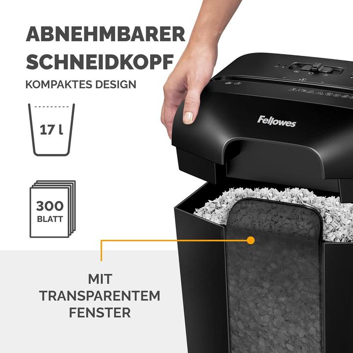 Immagine prodotto Fellowes Powershred LX41 P-4 trituratore, 8 pagine (Taglio delle particelle)