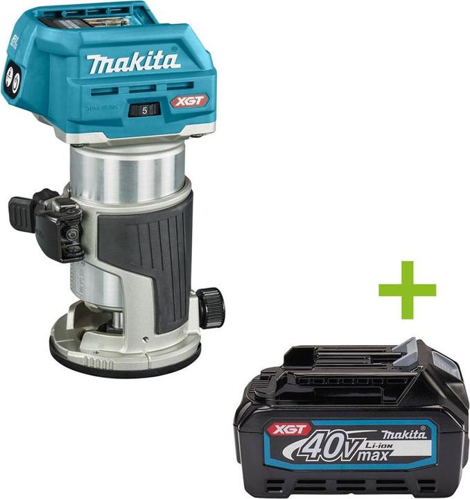 Produktbild Makita RT001GZ14 Accu Boven- en Kantenfrees 40V Max Basic Body