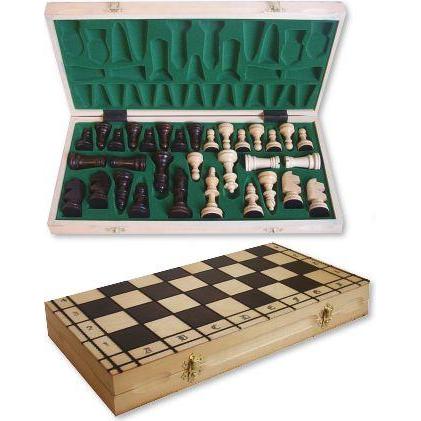 Filipek Wood Knight wooden chess (46) (Multilingual)