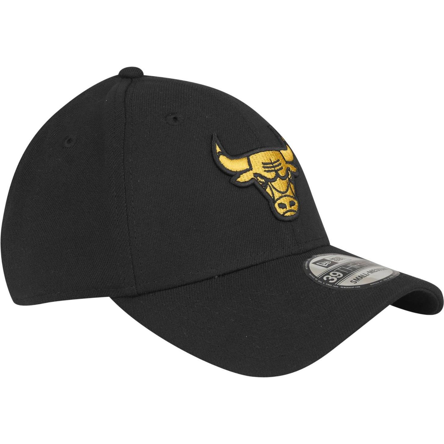 Thumbnail - New Era, Herren, Cap, 39Thirty Stretch Cap - Chicago Bulls schwarz - M/L, Schwarz, (M)