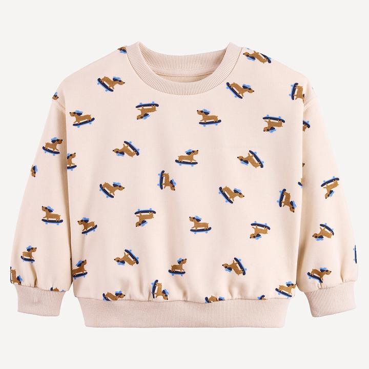 Produktbild La Redoute Collections Bedrucktes Sweatshirt mit Hunden (86)