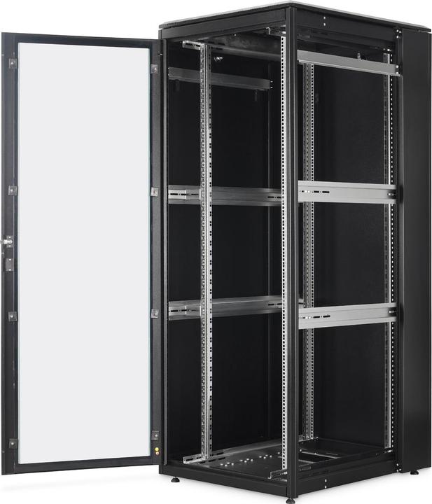 Actual product image Digitus 42HE Netzwerkschrank, Unique Light 2053x800x1000 mm, schwarz (RAL 9005) (42 RU, 19 inch rack)
