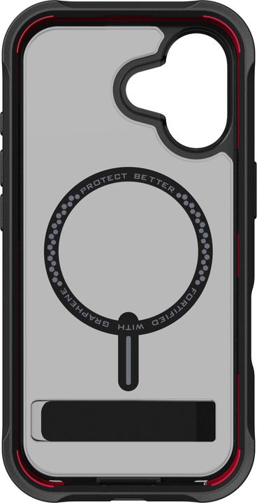 Produktbild Zagg Case für Apple iPhone 17 Rainier Snap mit Kickstand smoke black (Apple iPhone 17)