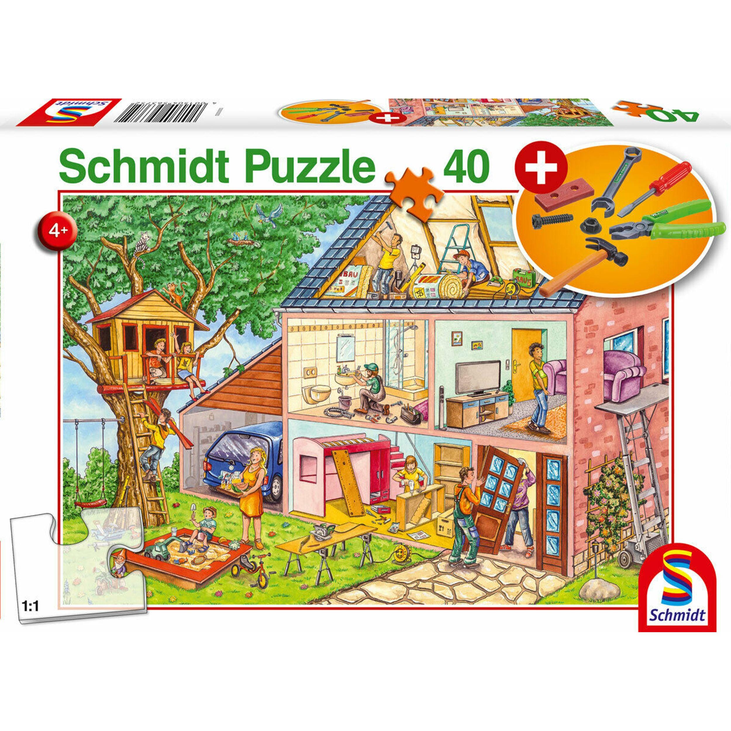 Thumbnail - Schmidt Spiele Die fleissigen Handwerker inkl Werkzeug Set (40 Teile)