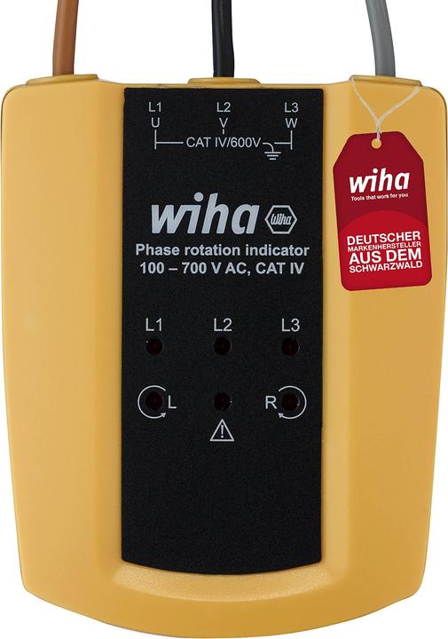 Image du produit Wiha Indicateur de direction du champ tournant (CAT III 1000V, CAT IV 600V)