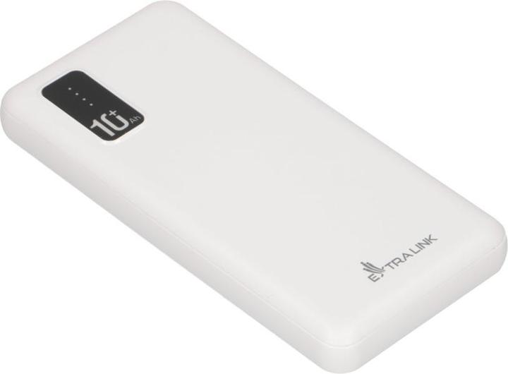 Actual product image Extralink EX.19638 power bank Lithium Polymer (LiPo) White (10000 mAh, 10 W, 37 Wh)