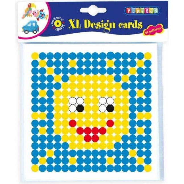 Playbox Muster für Aufbügelperlen XL
