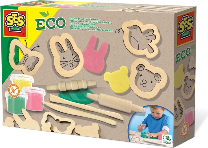 Immagine prodotto Ses ECO Argilla con strumenti di legno