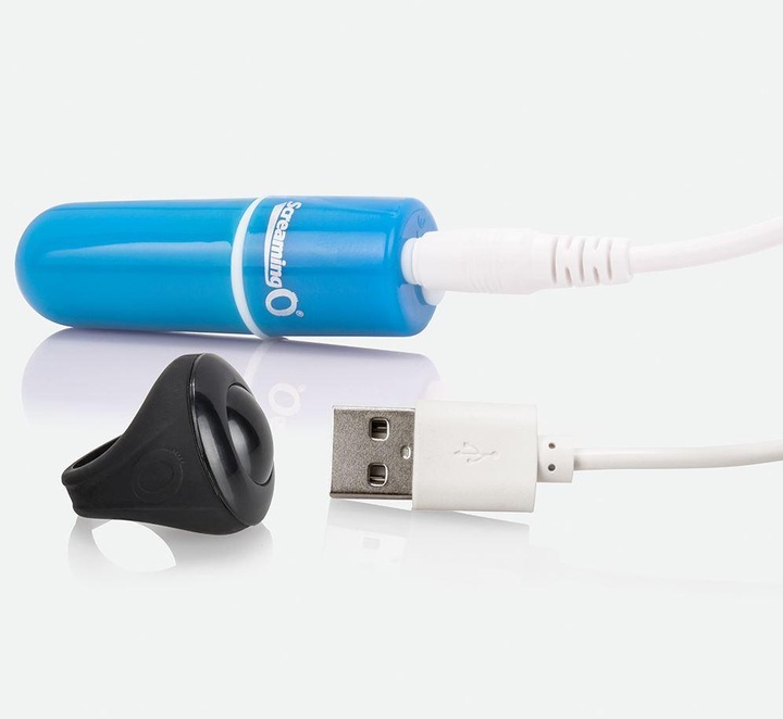 Actual product image Screaming O Charged Vooom Remote Control Bullet Black 0.1kg (Body gel)