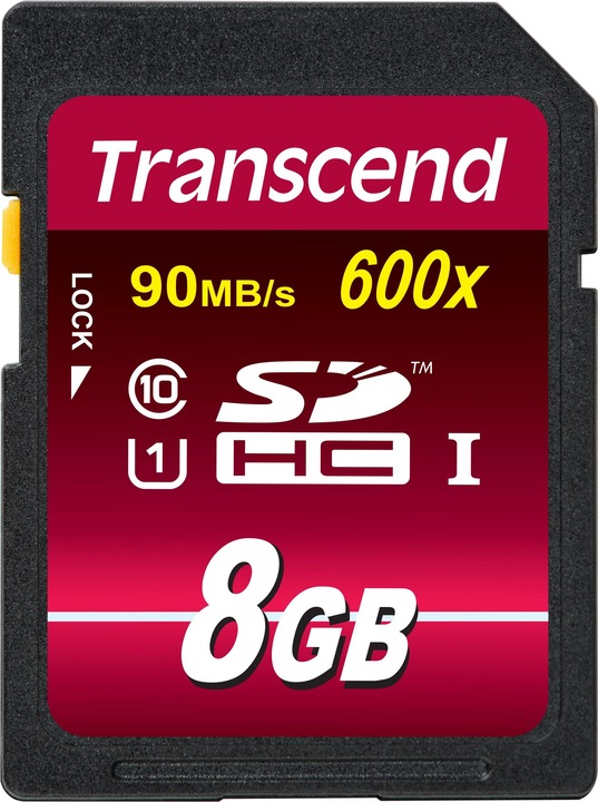 Produktbild Transcend Sdhc Ultimate 600x (8 GB, SDHC, U1, UHS-I)