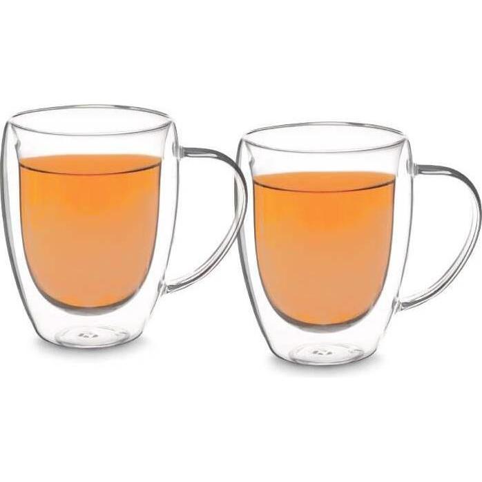 Domoletti Mugs set, transparent, 0.35 l, Tazza, Trasparente