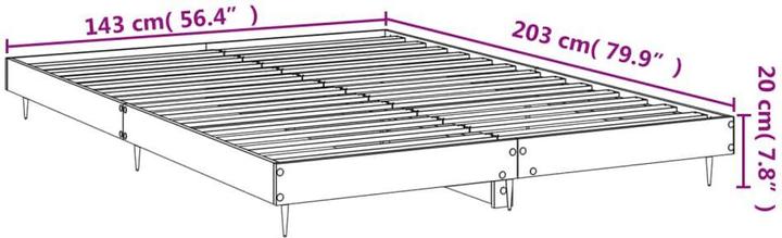 Image du produit vidaXL Bettgestell (140 x 200 cm)
