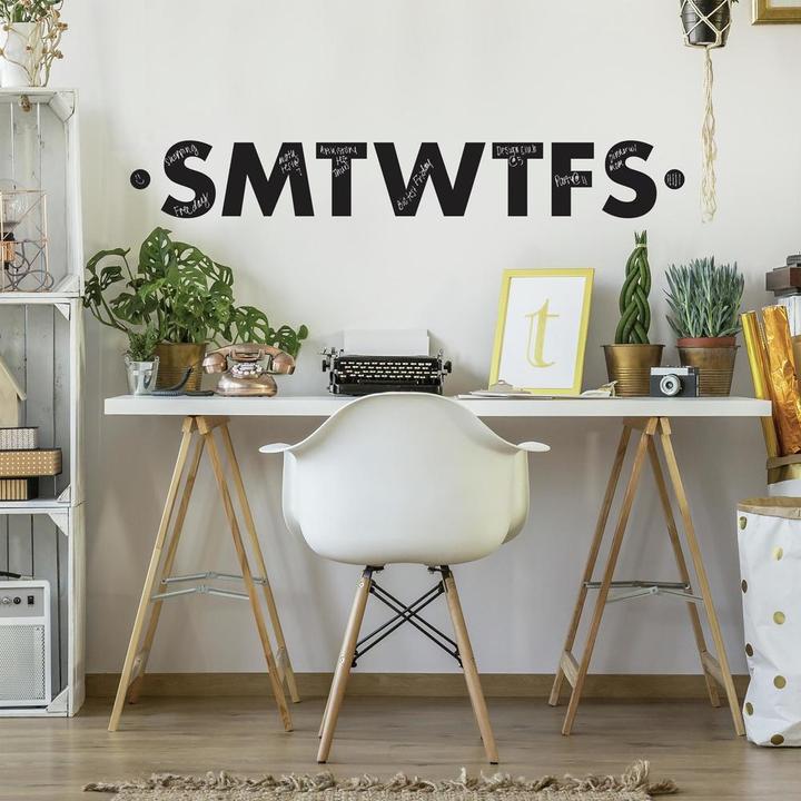 Actual product image Roommates RM - Letters Weekdays Chalkboard